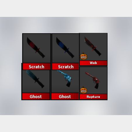 Web+scratch+ghost sets MM2 - Game Items - Gameflip