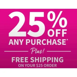 Bath & Body Works 25%+free shipping coupon X10