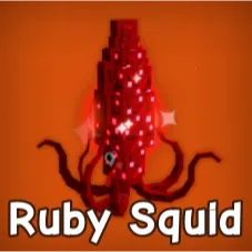 5x Everchanted Ruby Squid Age 100 Weight 60kg ++