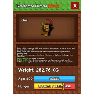 Everchanted Chimera Age 500 Weight 280KG ++