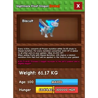 Nightmare Frost Dragon Age 100 Weight 60kg ++