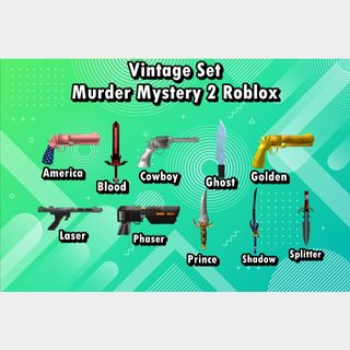 Bundle Vintage Set Mm2 In Game Items Gameflip - roblox murder myster 2 classic blood