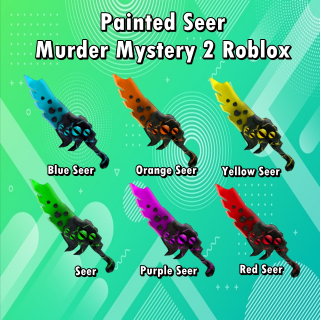 Bundle Painted Seer Mm2 In Game Items Gameflip - roblox seer