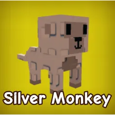 2x Silver Monkey