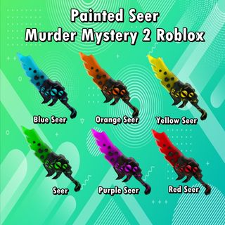 Roblox Murder Mystery 2 Mm2 godlys GREEN SEER
