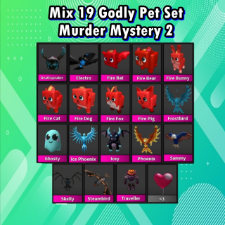 Selling mm2 godlys and pets, Video Gaming, Gaming Accessories, In