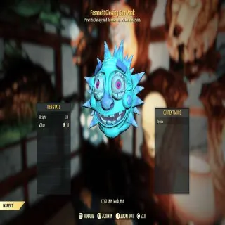 Fasnacht Glowing Sun Mask
