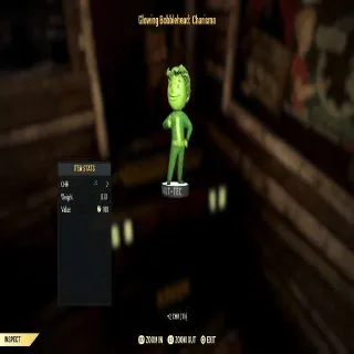 Glowing Bobblehead: Charisma