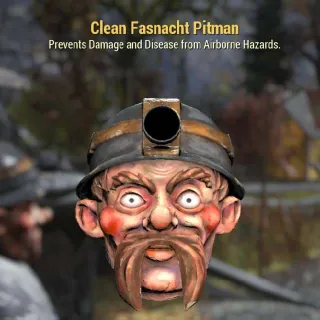 Clean Fasnacht Pitman Mask