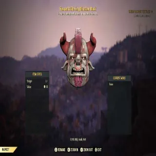 Fasnacht Glowing Minotaur Mask