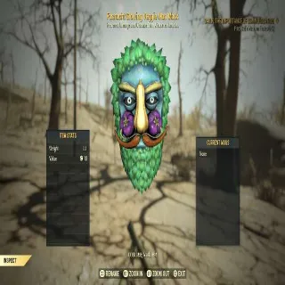 Fasnacht Glowing Veggie Man Mask