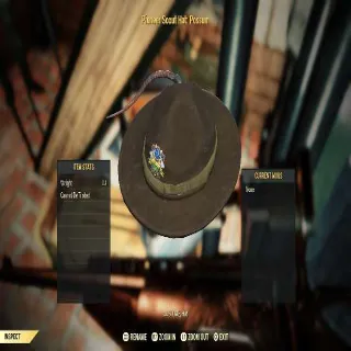 Pioneer Scout Hat: Possum