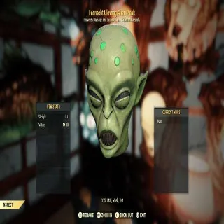 Fasnacht Glowing Alien Mask