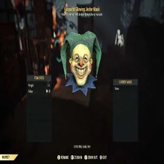 Fasnacht Glowing Jester Mask