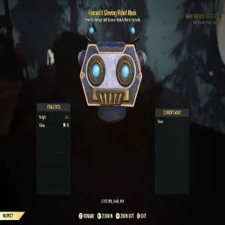 Fasnacht Glowing Robot Mask