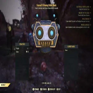 Fasnacht Glowing Robot Mask