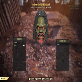 Fasnacht Glowing Bigfoot Mask