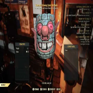 Fasnacht Glowing Corn Mask
