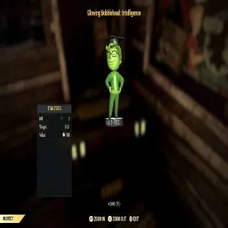 Glowing Bobblehead: Intelligence