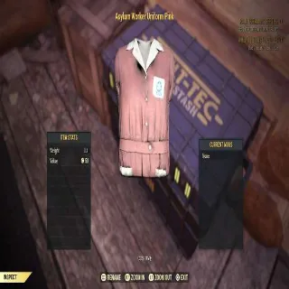 Asylum Worker Uniform Pink