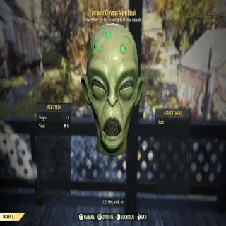 Fasnacht Glowing Alien Mask