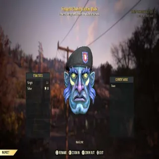 Fasnacht Glowing Captain Mask