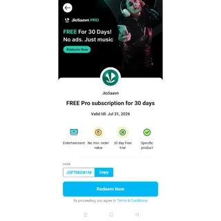 JIOSAAVN Pro Subscription 