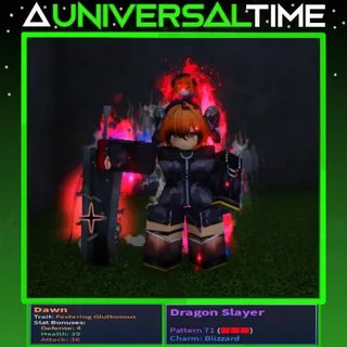 FESTERING GLUTTONOUS DAWN 🛡️4🗡️36🩷39 AND P71 BLIZZARD UNUSUAL|AUT