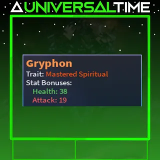 MASTERED SPIRITUAL GRYPHON 🩷38 🗡️19|AUT