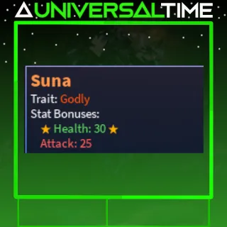 GODLY SUNA ❤️🌟30🌟🗡️25|AUT