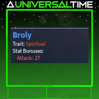 SPIRITUAL BROLY 🗡️27|AUT