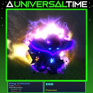 GODLY KING CRIMSON 🗡️26🩷29+END UNOBTAINABLE SKIN|AUT