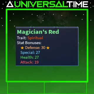 SPIRITUAL MAGICIAN'S RED 🛡️🌟30🌟🩷27🗡️19🪄27|AUT