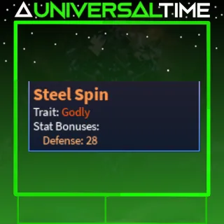 GODLY STEEL SPIN 🛡️28|AUT