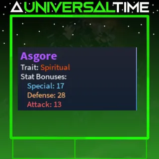 SPIRITUAL ASGORE 🗡️13🪄17🛡️28|AUT