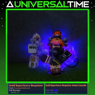 FRACTURED DEFERRED GOLD EXPERIENCE REQUIEM 🩷37 AND P50 STAR'S RING UNUSUAL|AUT