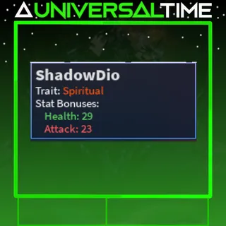 SPIRITUAL SHADOW DIO 🗡️23🩷29|AUT