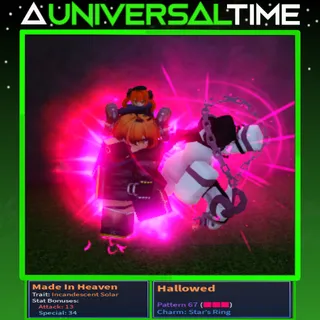 INCANDESCENT SOLAR MADE IN HEAVEN 🗡️13🪄34 AND P67 STAR'S RING UNU|AUT