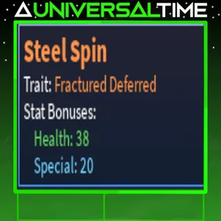 FRACTURED DEFERRED STEEL SPIN 🩷38🪄20 |AUT