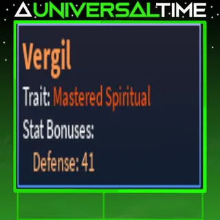 MASTERED SPIRITUAL VERGIL 🛡️41|AUT