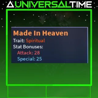 SPIRITUAL MADE IN HEAVEN 🗡️28🪄25|AUT
