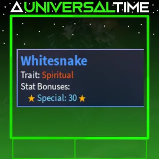 SPIRITUAL WHITESNAKE 🪄🌟30🌟|AUT