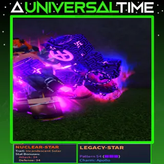 INCANDESCENT SOLAR NUCLEAR STAR 🛡️34🗡️34 AND P54 APOLLO UNUSUAL| A UNIVERSAL TIME| AUT