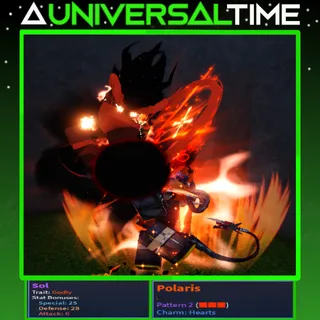 GODLY SOL 🗡️6🛡️28🪄25 AND P2 HEARTS UNUSUAL|AUT
