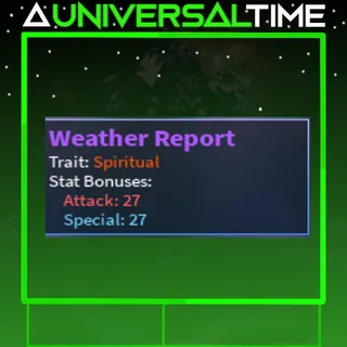 SPIRITUAL WEATHER REPORT (WR) 🗡️27 🪄27|AUT