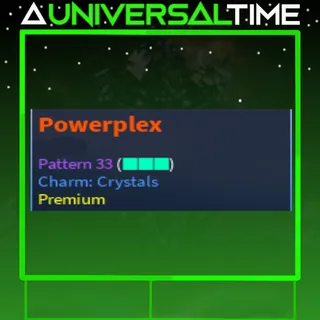 UNUSUAL POWERPLEX PAT 33 CRYSTALS|AUT