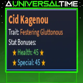 FESTERING GLUTTONOUS CID KAGENOU 🪄🌟45🌟🩷🌟45🌟| A UNIVERSAL TIME |AUT