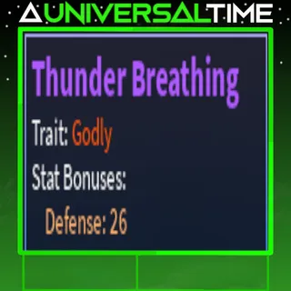 GODLY THUNDER BREATHING 🛡️26 |AUT