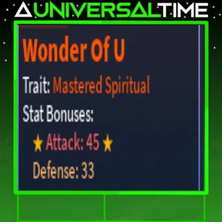 MASTERED SPIRITUAL WONDER OF U 🛡️33🗡️🌟45🌟| A UNIVERSAL TIME |AUT