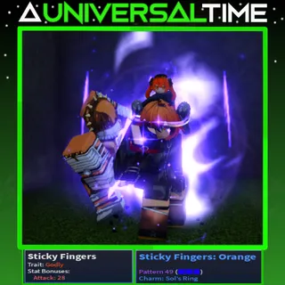 GODLY STICKY FINGERS 🗡️28 AND P49 SOL'S RING UNU|AUT